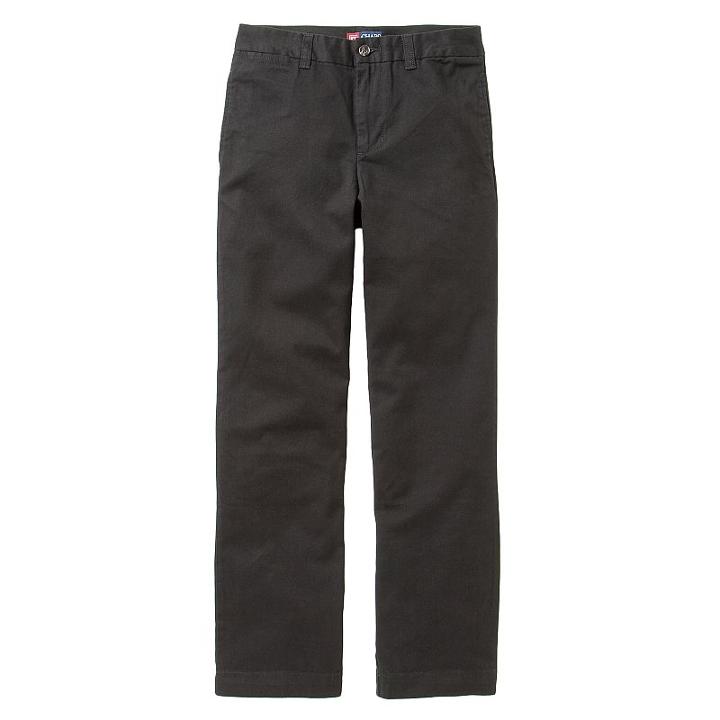 Boys 8-20 Chaps Chino Pants, Size: 14, Black