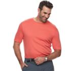 Big & Tall Croft & Barrow&reg; Classic-fit Easy-care Crewneck Tee, Men's, Size: Xxl Tall, Med Orange