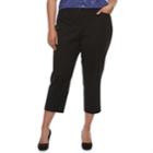 Plus Size Apt. 9&reg; Dress Capris, Women's, Size: 24 W, Black