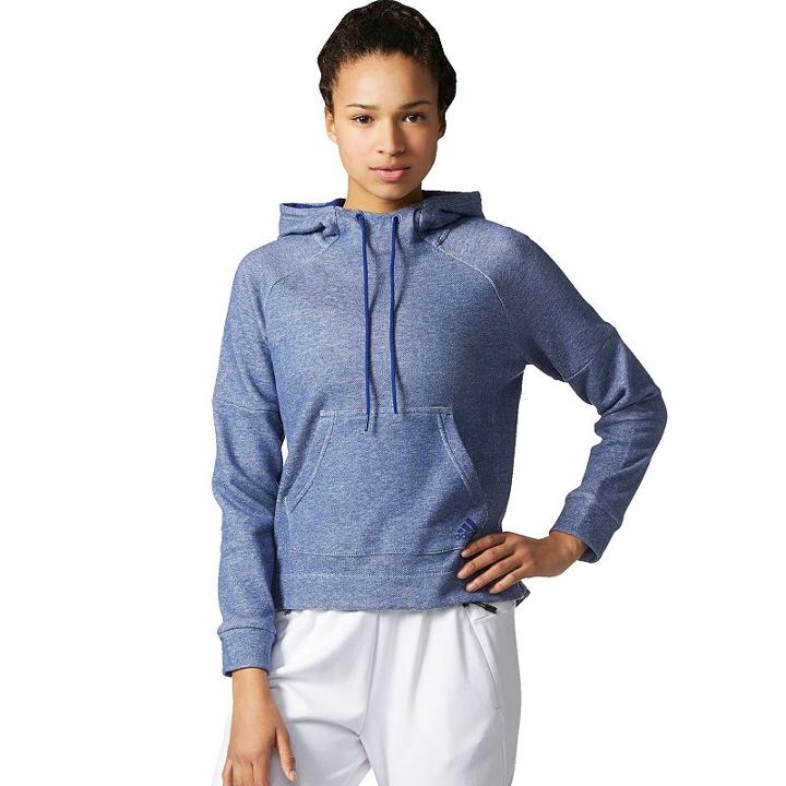 Women's Adidas Sport To Street Long Sleeve Hoodie, Size: Xl, Blue (navy)