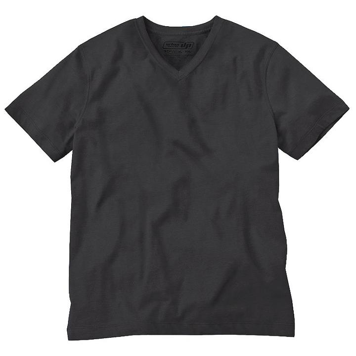Men's Urban Pipeline&reg; Ultimate V-neck Fashion Tee, Size: Medium, Black