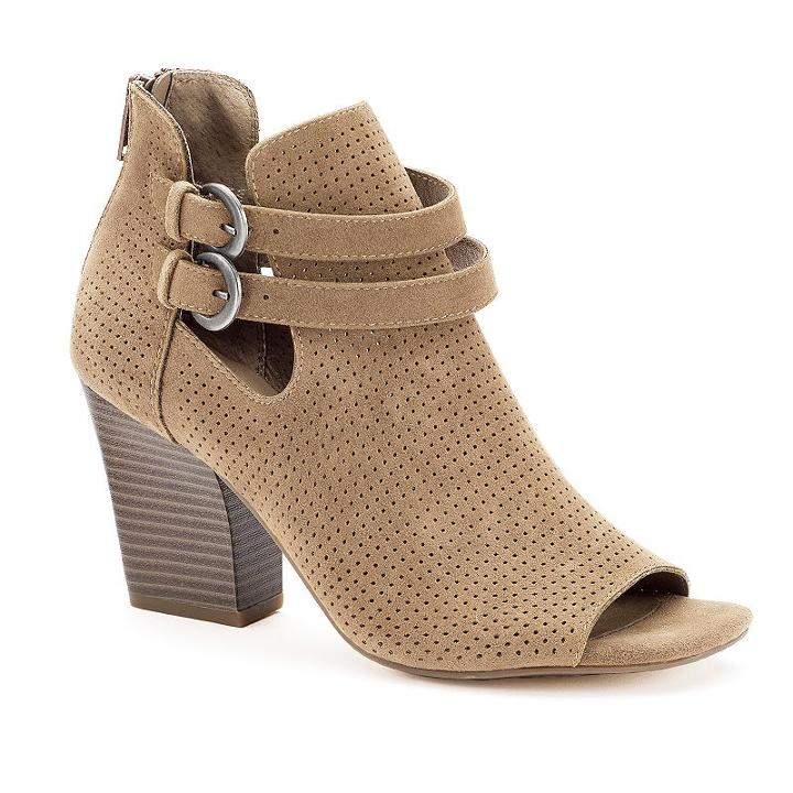 Sonoma Goods For Life&trade; Selby Women's Exposed Ankle Boots, Size: Medium (9), Med Beige