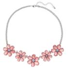 Mudd&reg; Pink Flower Necklace, Women's