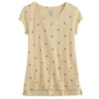 Girls 7-16 & Plus Size So&reg; Vented Hem Core Tee, Size: 7-8, Lt Yellow