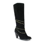 Olivia Miller Winona Women's Riding Boots, Girl's, Size: 8, Black