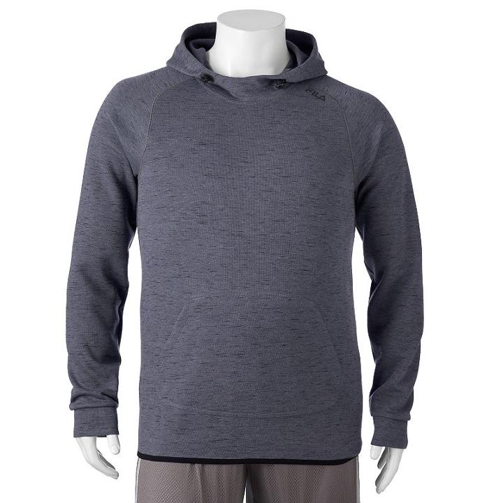 Big & Tall Fila Sport&reg; Fleece Hoodie, Men's, Size: Xl Tall, Grey Other
