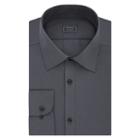 Men's Arrow Slim-fit Poplin Wrinkle-free Dress Shirt, Size: L-32/33, Grey Other