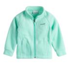 Baby Girl Columbia Three Lakes Fleece Jacket, Size: 0-3 Months, Brt Green