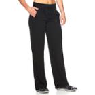 Women's Tek Gear&reg; Easy French Terry Wide Leg Pants, Size: Medium, Black