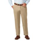 Big & Tall Haggar Coastal Comfort Classic-fit Stretch Flat-front Chino Pants, Men's, Size: 46x29, Beige Oth