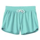 Girls 7-16 & Plus Size So&reg; Wash Effect Shortie Shorts, Girl's, Size: 14 1/2, Turquoise/blue (turq/aqua)