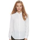 Women's Elle&trade; Chiffon Blouse, Size: Small, Natural