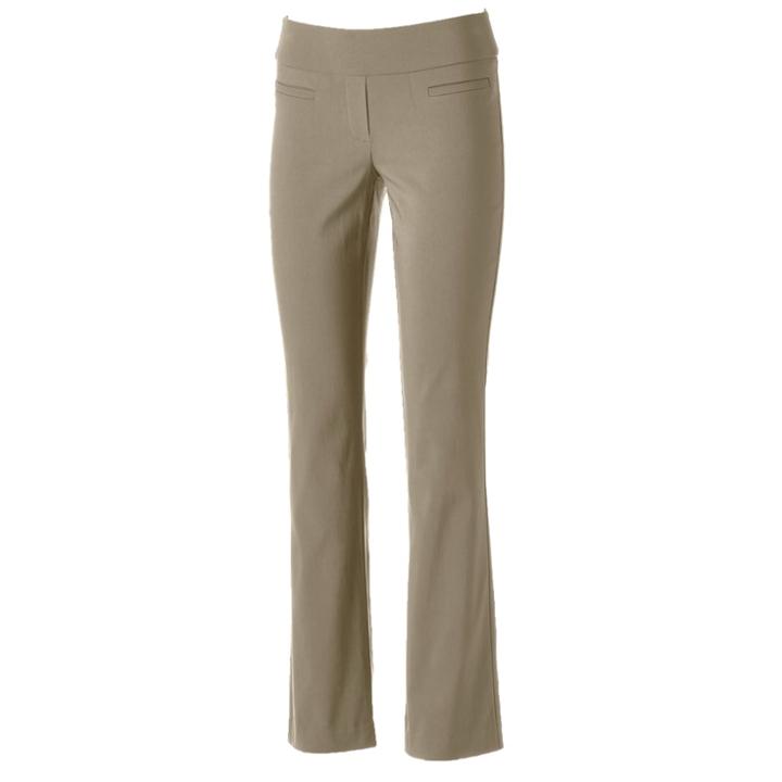 Women's Apt. 9&reg; Brynn Modern Fit Bootcut Dress Pants, Size: 2, Grey