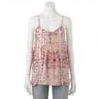 Women's Sonoma Goods For Life&trade; Pintuck Camisole, Size: Medium, Med Purple