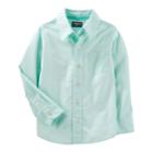 Boys 4-12 Oshkosh B'gosh&reg; Button Down Dress Shirt, Size: 4/5, Blue