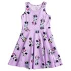 Disney's Minnie Mouse Girls 4-10 Print Skater Dress By Jumping Beans&reg;, Size: 10, Lt Purple