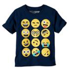 Boys 4-7 Emoji Faces Graphic Tee, Boy's, Size: 4, Blue (navy)