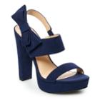 Lc Lauren Conrad Apple Pie Women's Platform High Heels, Size: Medium (6), Blue