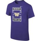 Boys 8-20 Nike Washington Huskies Football Tee, Size: Xl 18-20, Purple