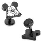 Disney Mischievous Mickey Mouse Cuff Links, Men's, Black
