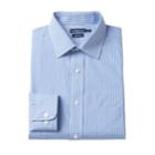 Big & Tall Croft & Barrow&reg; Regular-fit Easy-care Spread-collar Dress Shirt, Men's, Size: 18.5 32/3b, Blue (navy)