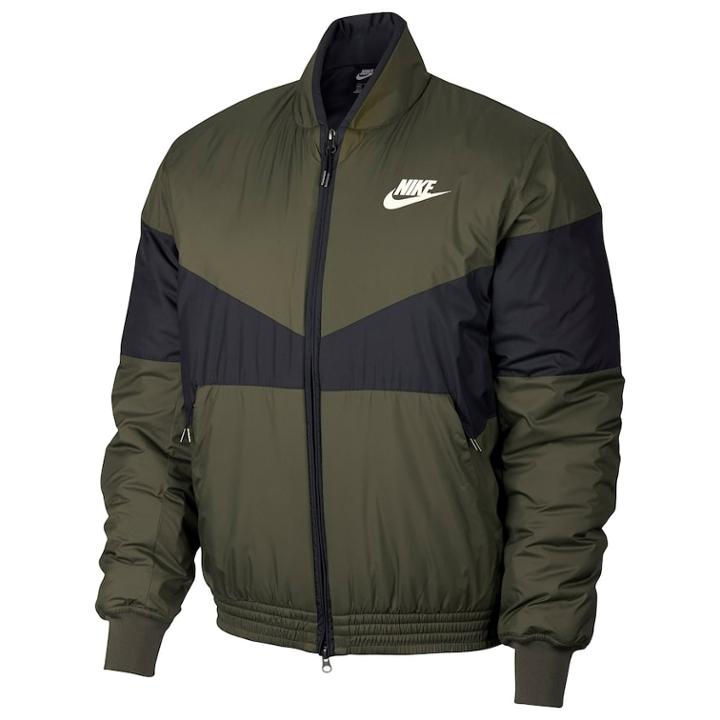 Men's Nike Bomber Jacket, Size: Xl, Green