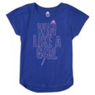 Girls 4-6x Adidas Win Like A Girl Graphic Tee, Size: 5, Brt Purple