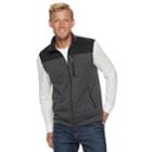Men's Sonoma Goods For Life&trade; Supersoft Modern-fit Sweater Fleece Vest, Size: Medium, Dark Grey