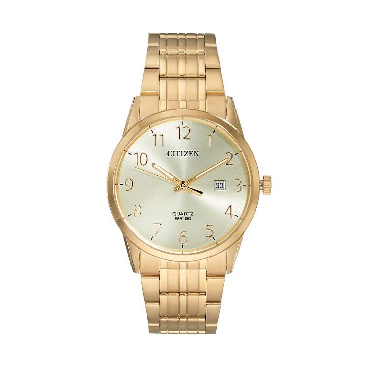 Citizen Men's Stainless Steel Watch, Size: Large, Yellow