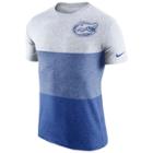 Men's Nike Florida Gators Triblend Colorblock Tee, Size: Small, White Oth
