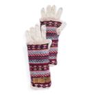 Women's Muk Luks 3-in-1 Fairisle Tech Gloves, Size: Fits Most, Multi