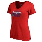 Women's Washington Capitals 2018 Stanley Cup Playoffs Man Advantage Tee, Size: Large, Red