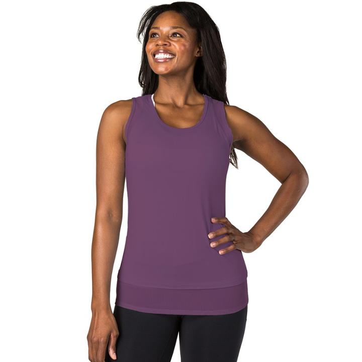 Women's Soybu Enlightened Yoga Tank, Size: Medium, Purple