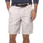 Men's Chaps Ripstop Cargo Shorts, Size: 42, Grey