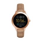 Fossil Women's Q Venture Gen 3 Leather Smart Watch - Ftw6005, Size: Large, Brown