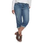 Plus Size Sonoma Goods For Life&trade; Distressed Boyfriend Jeans, Women's, Size: 22 W, Med Blue