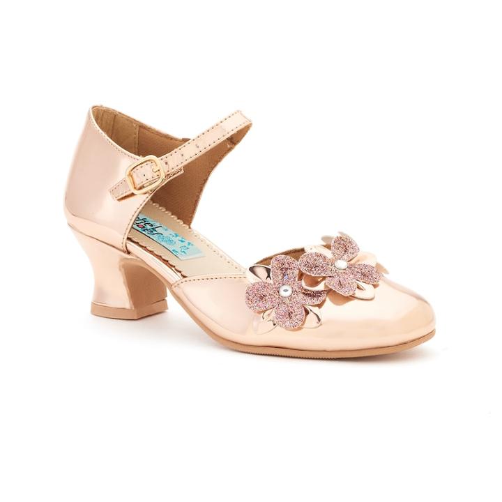 Rachel Shoes Lilah Girls' Dress Heels, Size: 13, Gold