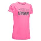 Girls 7-16 Under Armour Ua Wordmark Short Sleeve Tee, Girl's, Size: Small, Red Other