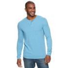 Men's Sonoma Goods For Life&trade; Classic-fit Flexwear Henley, Size: Large, Med Blue