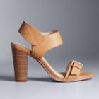 Simply Vera Vera Wang Fortune Women's High Heel Sandals, Size: 8, Natural