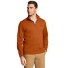 Men's Izod Advantage Sportflex Performance Stretch Fleece Quarter-zip Pullover, Size: Medium, Brt Orange