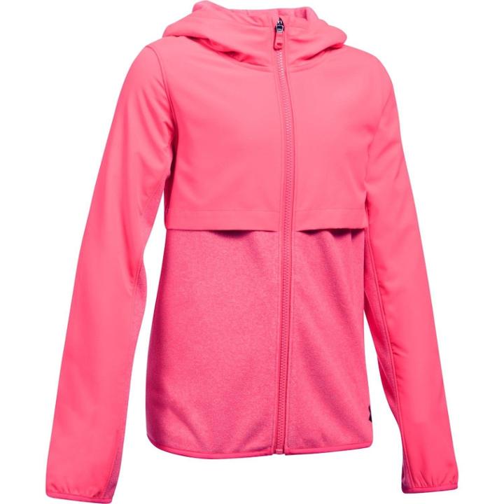 Girls 7-16 Under Armour Phenom Fleece Full-zip Hoodie, Size: Xl, Penta Pink Black