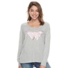 Juniors' Wonder Woman Lattice Tee, Size: Small, Grey