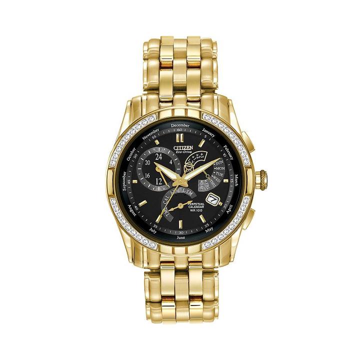 Citizen Men's Eco-drive Calibre 8700 Stainless Steel Watch - Bl8042-54e, Yellow