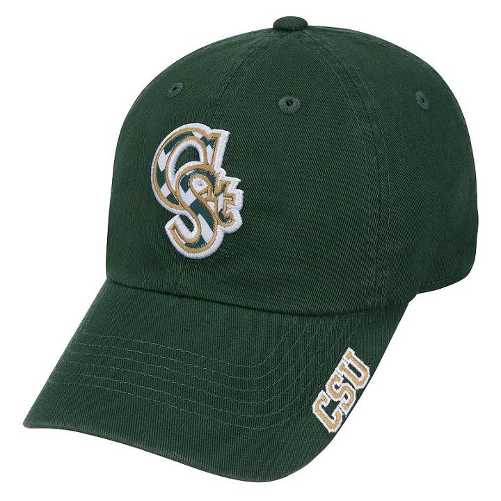 Top Of The World, Adult Colorado State Rams Chevron Logo Cap, Dark Green