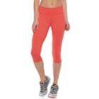 Women's Tek Gear&reg; Performance Skimmer Capri Leggings, Size: Large, Med Orange