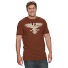 Big & Tall Sonoma Goods For Life&trade; American Eagle Graphic Tee, Men's, Size: 3xl Tall, Dark Red