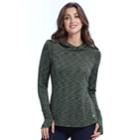 Women's Marika Explorer Thumb Hole Hoodie, Size: Small, Green