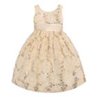 Girls 4-6x American Princess Sequin Soutache Dress, Girl's, Size: 6, White
