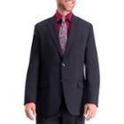 Men's Haggar Travel Performance Tailored Fit Stretch Suit Jacket, Size: 40 Short, Black